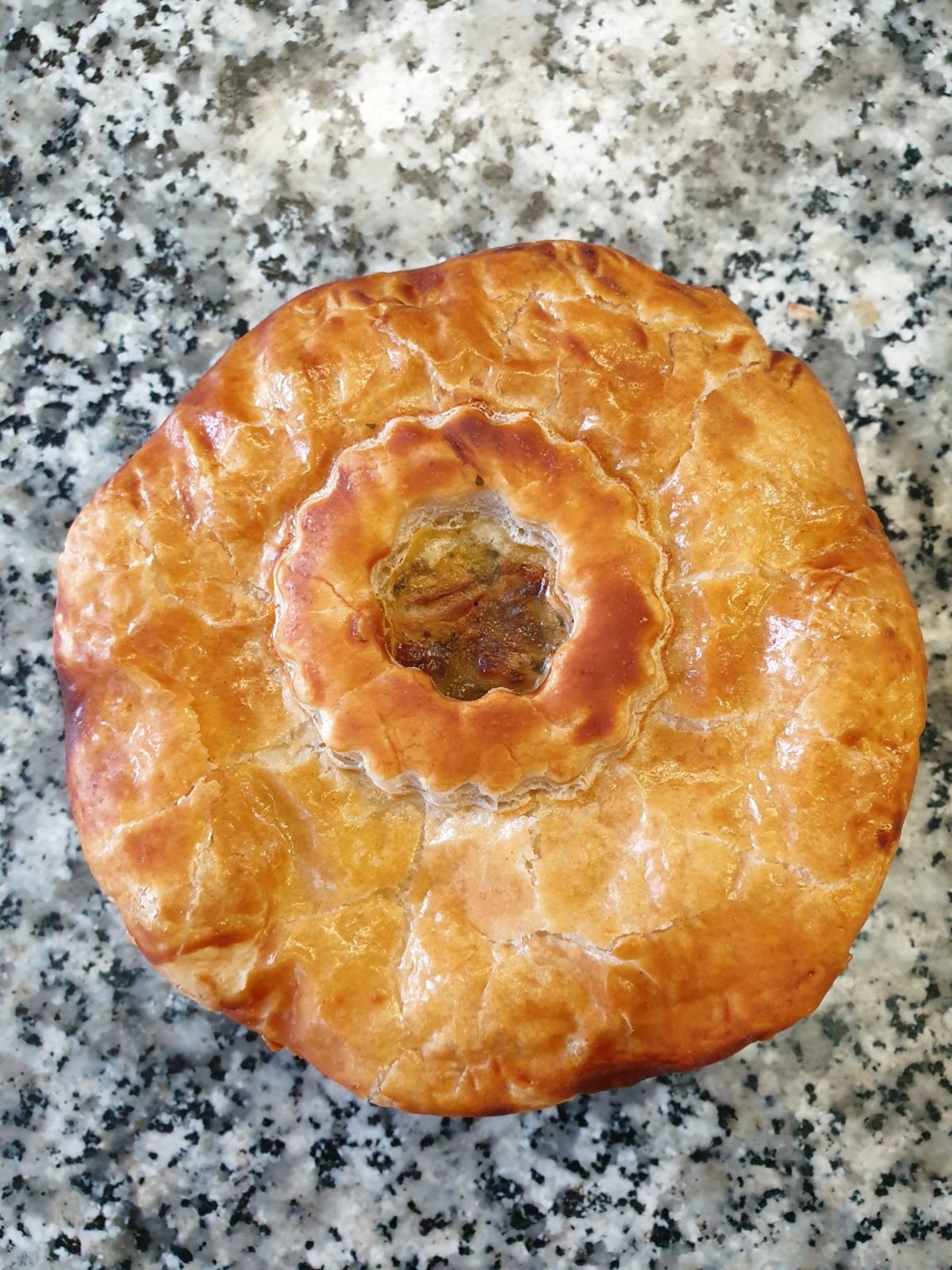 Tourte de volaille aux champignons